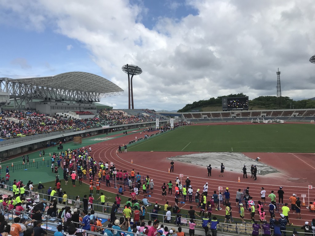 タスキ渡しリレーゾーン